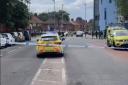 A police cordon is in place in Porters Avenue