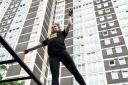 High rise balancing act at Tottenham's new street gym