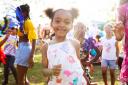 A young attendee at Just INCarnival's 'Carnival in the Park'