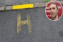 Norfolk Fire and Rescue have been trialling marking the city roads with yellow H's to raise awareness to fire hydrants and covers around Norwich