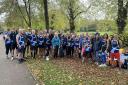 Garden City Runners at the Trent Park cross-country fixture. Picture: GCR