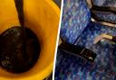 Shocking footage from cleaner reveal just how dirty London Tube seats are