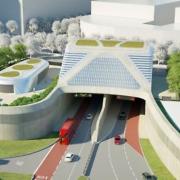 An artist's impression of the proposed Silvertown tunnel. Picture: TfL