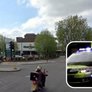 The police have said a group attacked a man near Morrisons in Stratford
