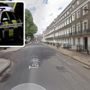 A newborn baby was found dead after the search of a property in Taviton Street, Euston, Camden