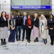 The new station entrance has been officially opened