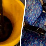 Shocking footage from cleaner reveal just how dirty London Tube seats are