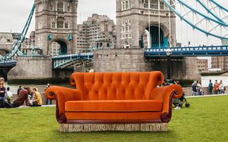 Fans can sit on the iconic Friends sofa from August