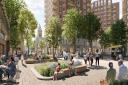 Plans for how the new Teviot Square could look