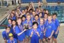 St Albans District primary schools team with the winners' Rose Bowl trophy. Picture: ST ALBANS SCHOOLS