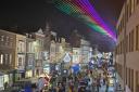 Spectacle - Colchester High Street during the Christmas festivities