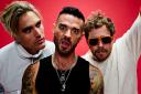 Busted - (left to right) Charlie Simpson, Matt Willis and James Bourne