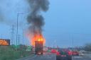 LIVE updates as A2 near Bluewater closed due to HUGE lorry fire