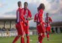 Daniel Emovon in FA Vase action for Clapton (Pic: Alam Zaman)