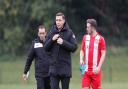 New boss Micky Wetherall in charge of his first match for Clapton (Pic: AZ Images)