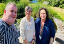 Kaizen Primary School senior pastoral lead Jason Summers, headteacher Barbara Sims and learning mentor Alice Bird.