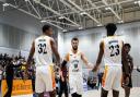 London Lions celebrate at Cheshire Phoenix