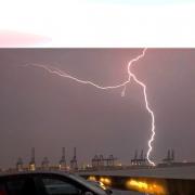 Thunderstorms are expected across London and the south east this evening