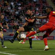 Omar Beckles of Orient goes close during Leyton Orient vs Harrogate Town, Sky Bet EFL League 2 Football at The Breyer Group Stadium on 24th August 2021