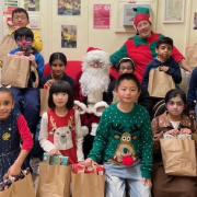 The appeal reached nearly 3,000 vulnerable children in time for Christmas Day and ended with a Christmas party for some of the children helped