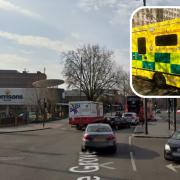 The incident is believed to have happened outside the Morrisons supermarket in The Grove