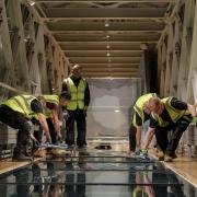 Tower Bridge's glass walkway was replaced by seven glazing specialists over the course of 12 hours