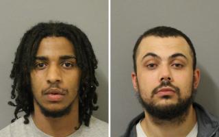 L-R: Saleh and Burton-Devine have both been sentenced to life for the Junior's murder in 2021