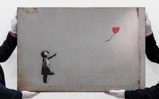 The 'Girl with balloon' artwork